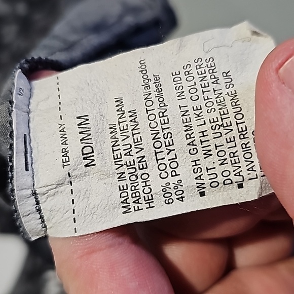 Under Armour medium black and gray camo athletic long sleeve shirt - Picture 6 of 6